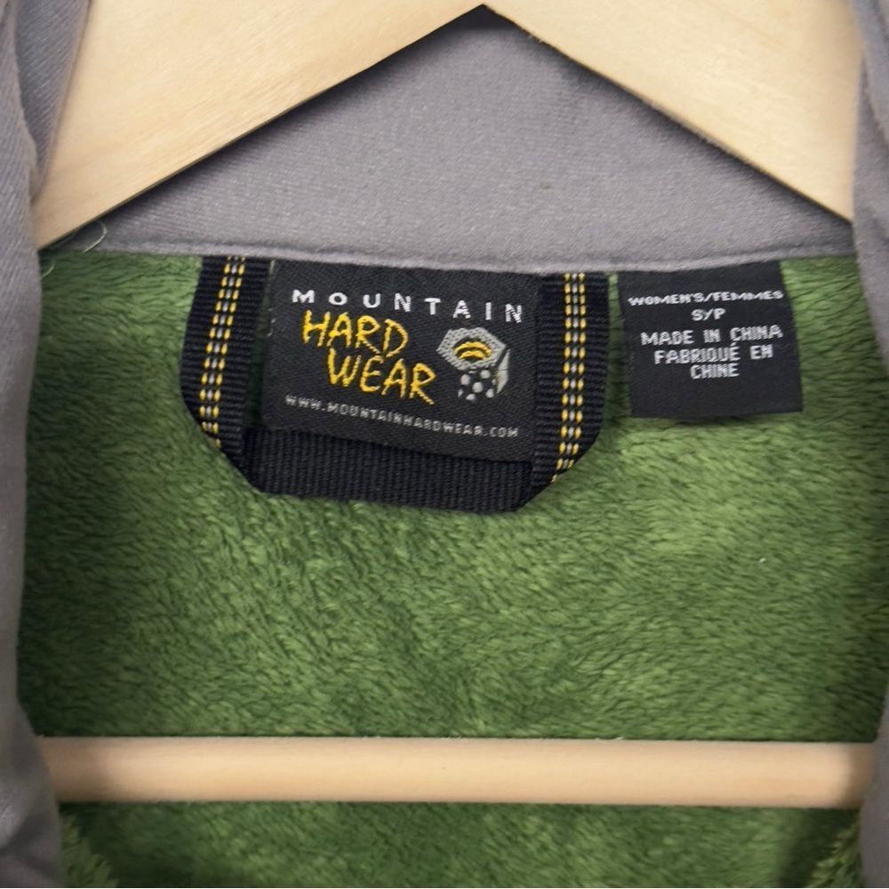 Mountain Hardwear Green Full Zip Fleece  Women's Small‎ - Picture 3 of 7